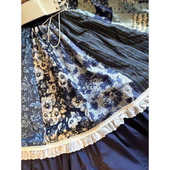 Fun and Fancy Originals Square Dance Skirt Belted Front Two Step Professional - Picture 3 of 6